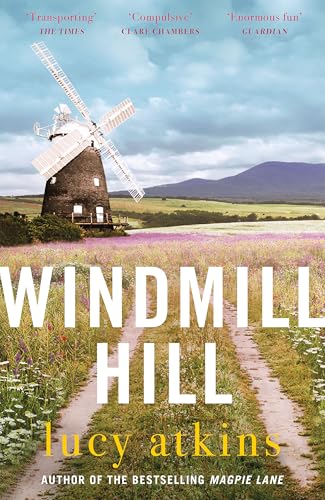 Book cover: windmill in a field with text "Windmill Hill" and author name.