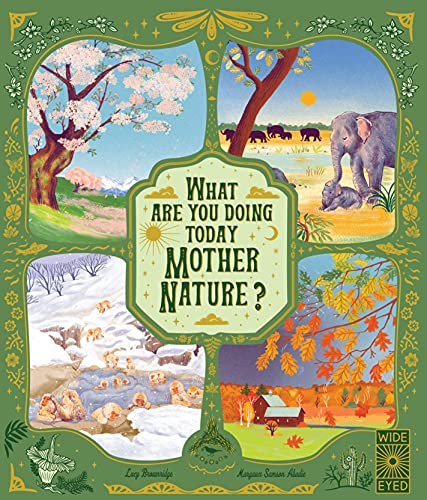 Book cover depicting seasonal scenes with animals and landscapes.