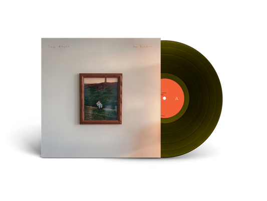 Lucy Dacus “No Burden” vinyl record with a landscape painting cover.