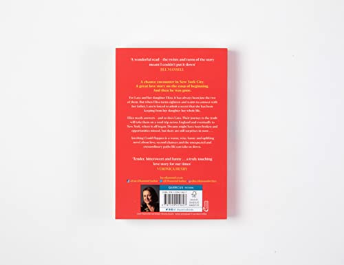 The back cover of the book Anything Could Happen, featuring text and a barcode.