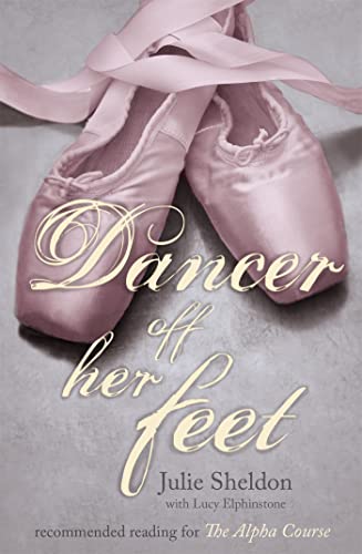 Pink ballet slippers and book title "Dancer off Her Feet.