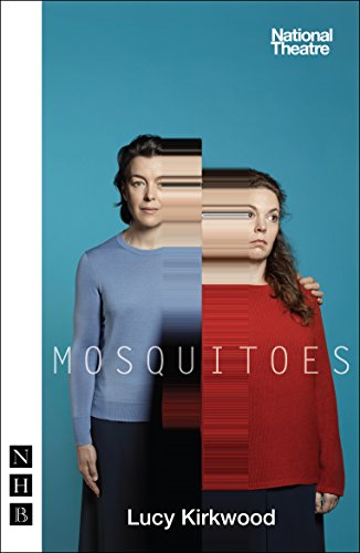 Play script cover featuring a woman with a distorted, layered image.