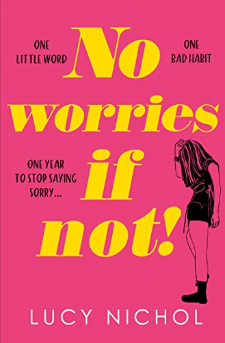 Book cover: "No Worries If Not!" with a woman in distress.
