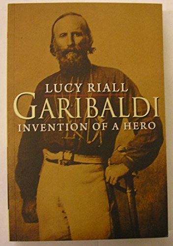 Book cover featuring a portrait of Giuseppe Garibaldi, titled "Garibaldi.