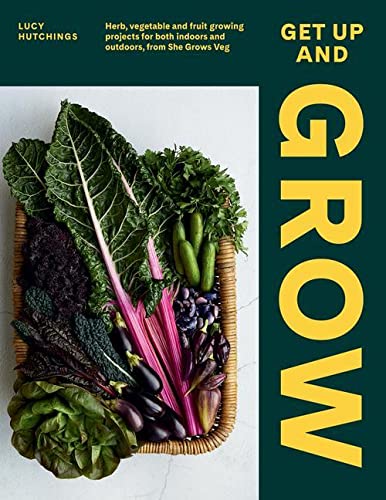 Book cover with a basket overflowing with colorful fresh vegetables.