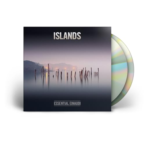 CD cover for Ludovico Einaudi’s “Islands” featuring a misty seascape.