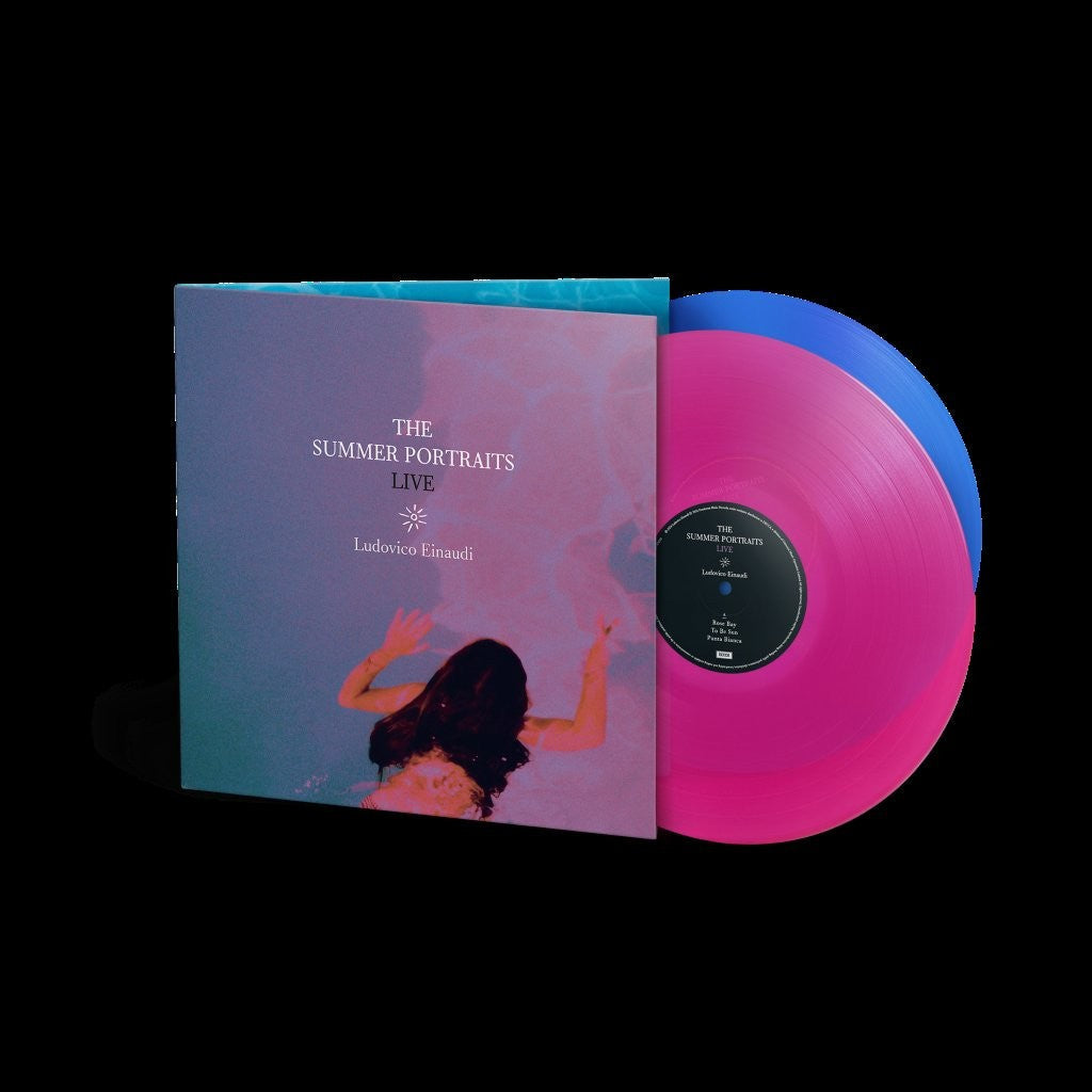 Colour vinyl LP of Ludovico Einaudi’s “The Summer Portraits Live.”