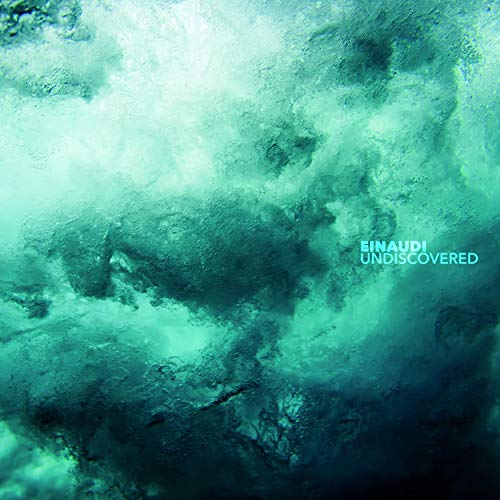 Turquoise ocean waves with the text Einaudi Undiscovered in the bottom right corner.