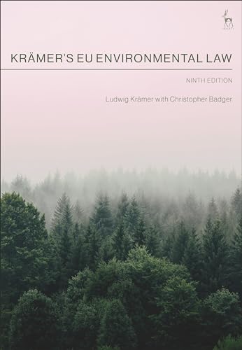 Book cover: "Kramer’s EU Environmental Law," ninth edition, with forest image.