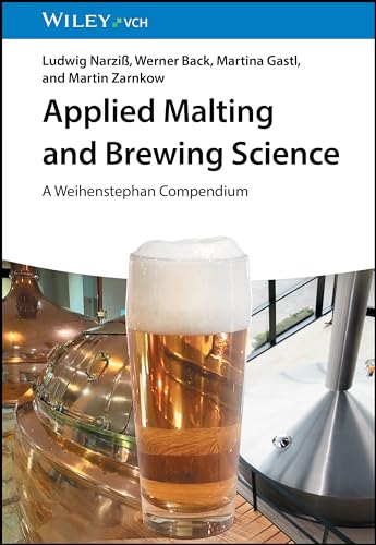 Book cover featuring a glass of beer and brewing equipment.