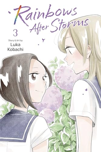 Manga cover featuring two young women with flowers in the background.