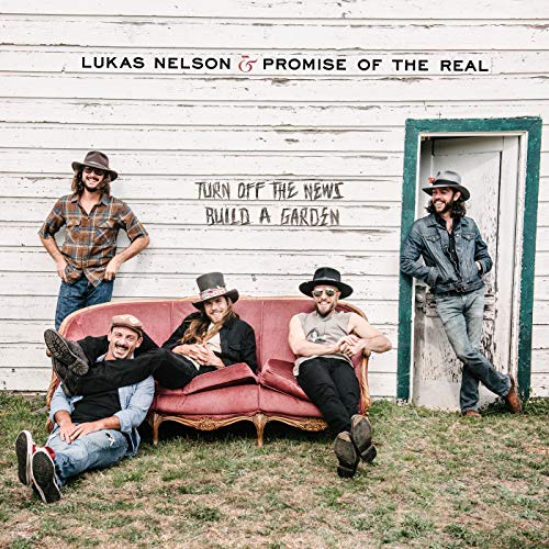 "Vinyl album cover featuring Lukas Nelson & Promise of the Real band members posing outdoors."