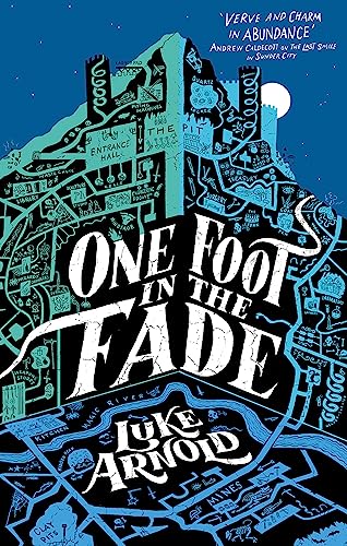 Book cover with illustrated blue map and large white text: "One Foot in the Fade.