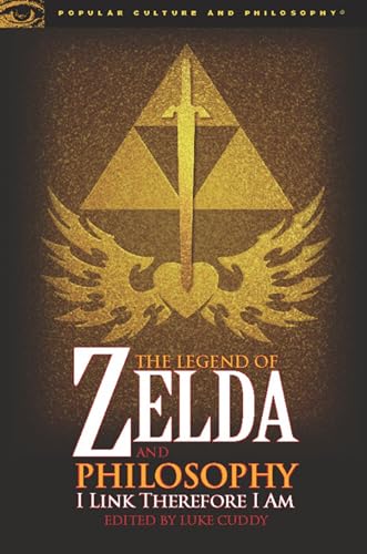 Book cover for “The Legend of Zelda and Philosophy” with gold Triforce.