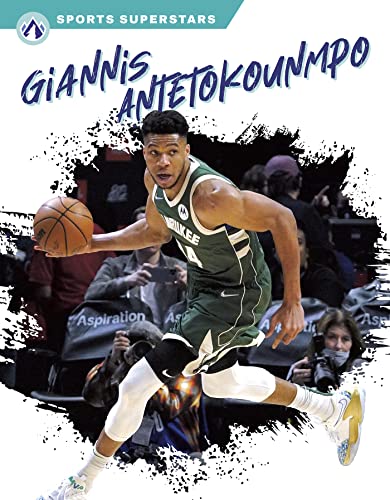Book cover featuring Giannis Antetokounmpo in a green Milwaukee Bucks jersey dribbling a basketball.