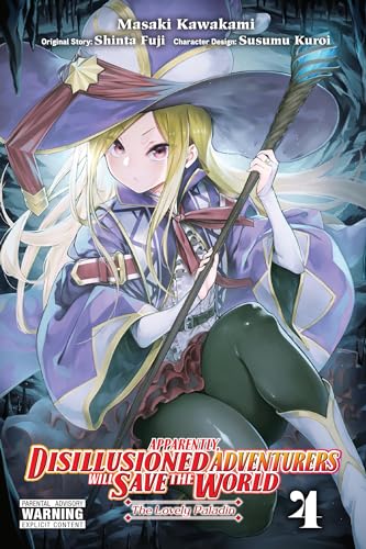 Anime-style manga cover featuring a blonde woman with a staff.
