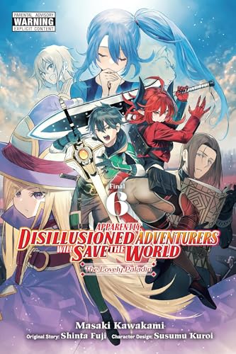 Manga cover featuring six fantasy characters with a large “6” in the center.