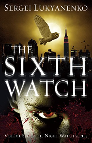 Book cover: city skyline, owl, and shadowed face with red eyes.