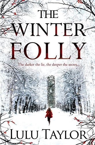 Book cover: snowy woods, a lone figure, and the title “The Winter Folly.”