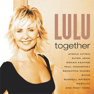 CD cover for Lulu’s “Together” album featuring a portrait of Lulu.