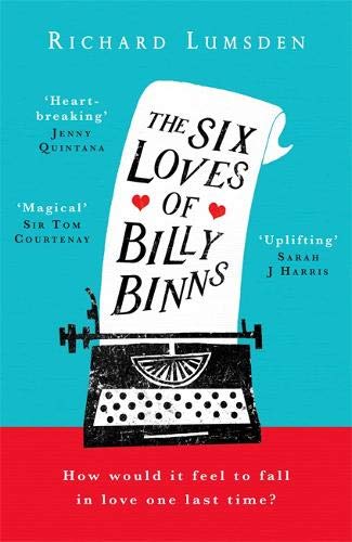 Book cover: "The Six Loves of Billy Binns" with typewriter illustration.