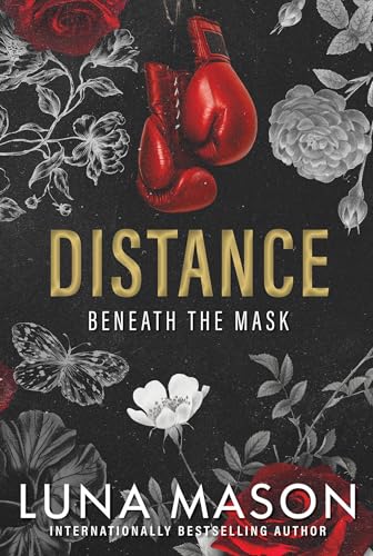 Book cover featuring red boxing gloves, flowers, and a butterfly on a black background.