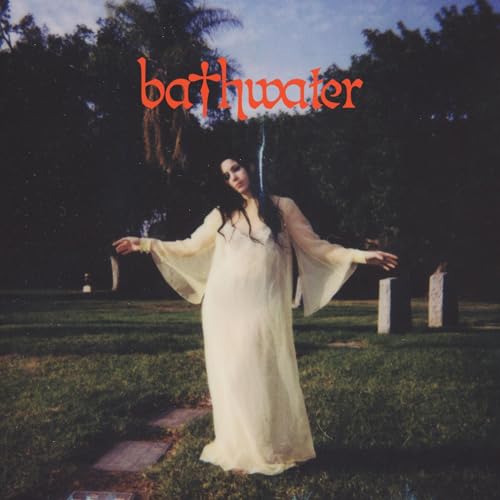 Vinyl album cover featuring a woman in a white dress in a cemetery.