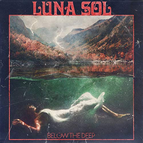 CD cover: underwater figure, mountains, and stormy sky with "Luna Sol" logo.