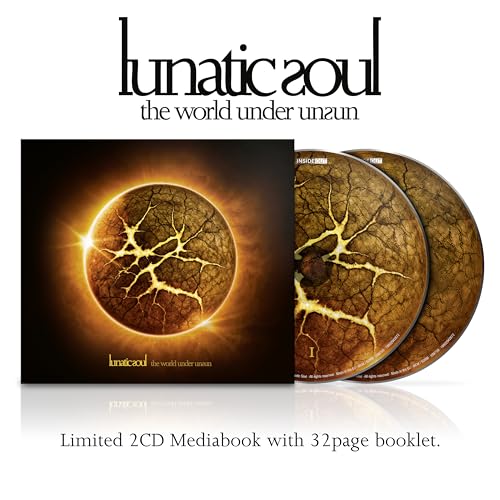 Double CD case with cracked earth design and golden light.