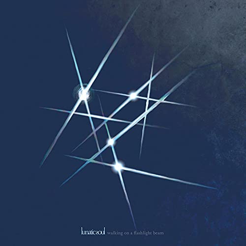 CD cover with abstract white light streaks on a dark blue background.