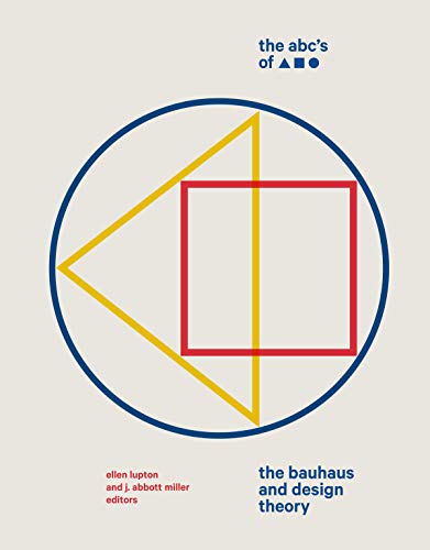 Book cover with geometric shapes—triangle, square, circle—and Bauhaus text.
