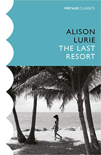 Book cover: "The Last Resort" by Alison Lurie, with a beach scene.