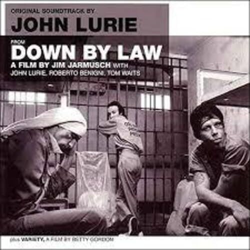 Vinyl album cover for "Down By Law" featuring three men in a jail setting.
