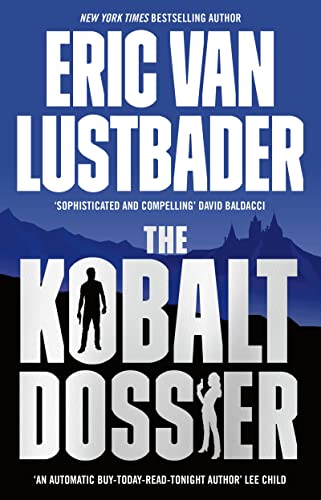 Book cover: "The Kobalt Dossier 2" by Eric Van Lustbader, silhouette figure.