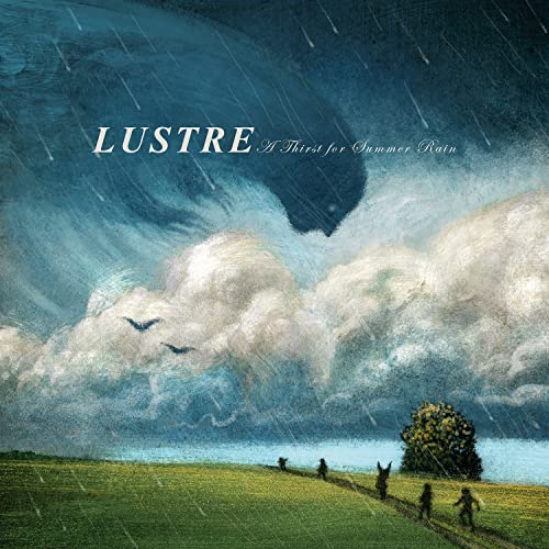 CD cover: Painted landscape with stormy sky, figures in a field.