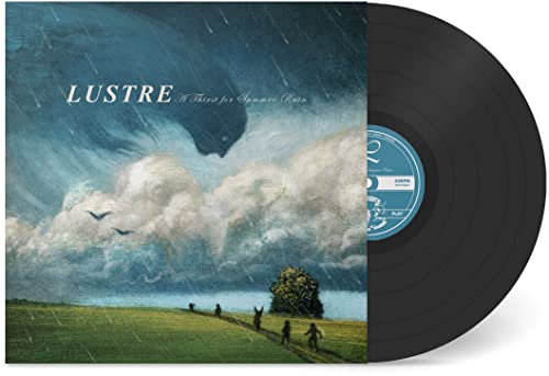 Vinyl record cover art showing a rainy landscape with a large dark cloud figure.