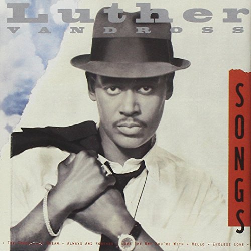 Luther Vandross album cover, "Songs," featuring a portrait of the artist.