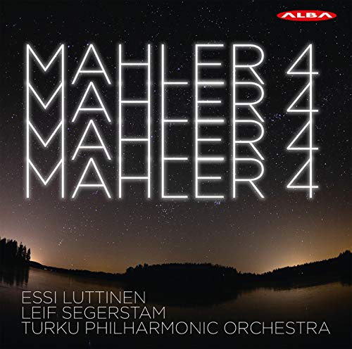 CD cover for Mahler's Symphony No. 4, featuring a starry night scene.