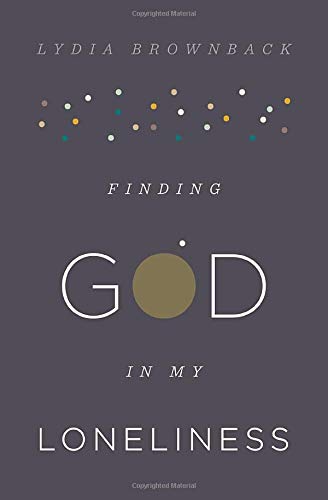 Book cover with the title “Finding God in My Loneliness” in white text.