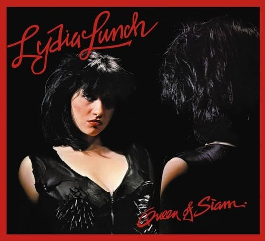 Lydia Lunch album cover: portrait of a woman with dark hair.