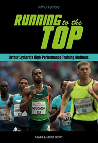Book cover featuring runners and title “Running to the Top.”