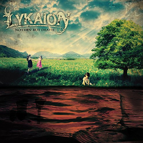 Album cover: children in a field above a dark, rippled reflection.