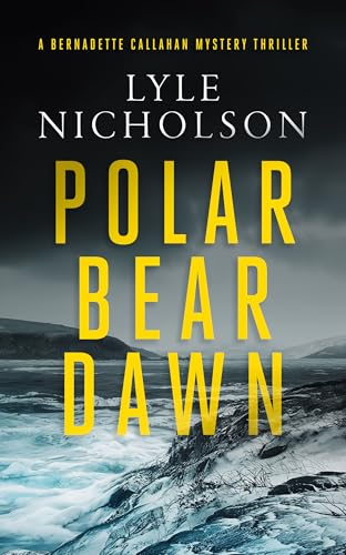 Book cover: "Polar Bear Dawn" with icy seascape and bold yellow text.