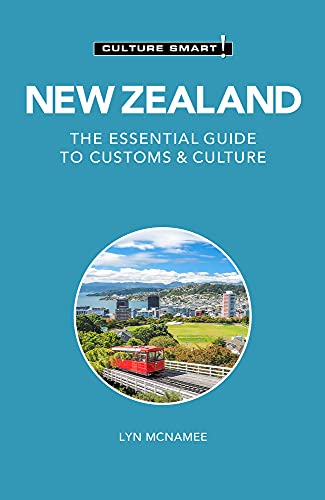 Book cover for “New Zealand - Culture Smart!” with a landscape photo.