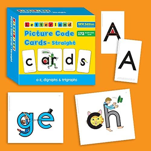 Letterland Picture Code Cards: alphabet learning cards with illustrations.