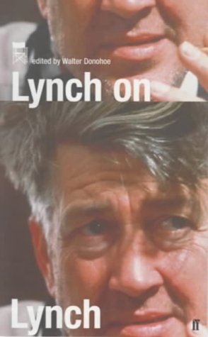 Book cover featuring a close-up portrait of David Lynch with the title Lynch on Lynch.