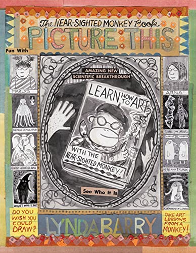 Colorful children's book cover featuring a monkey with glasses and a puzzled expression.