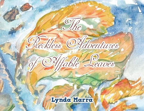 Watercolor book cover featuring falling orange and brown leaves.