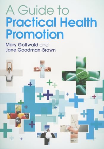 Book cover: "A Guide to Practical Health Promotion" with health imagery.