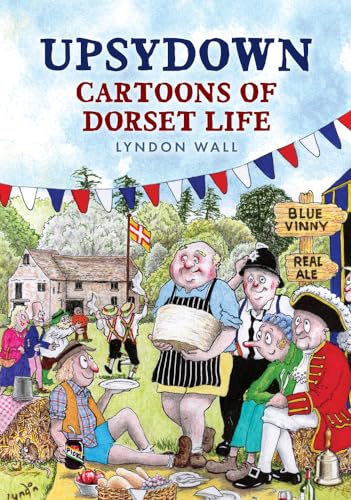 Book cover: “Upsydown” cartoons depicting rural Dorset life and characters.